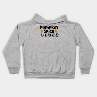 Pumpkin Spice vibes Kids Hoodie